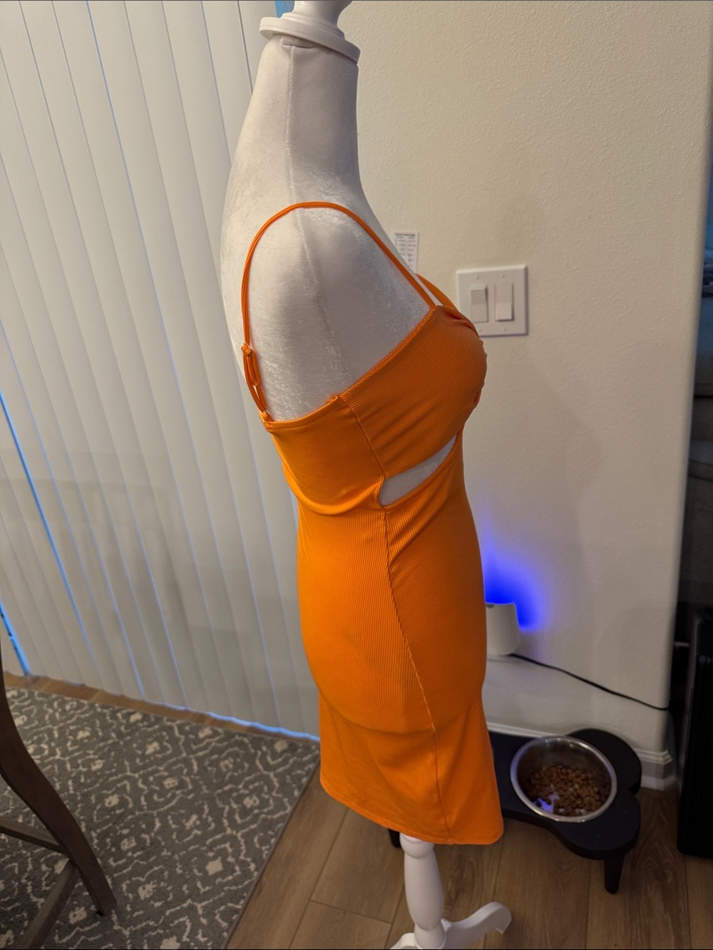 Princess Polly Marissa Orange Cutout Mini Dress - Picture 9 of 9